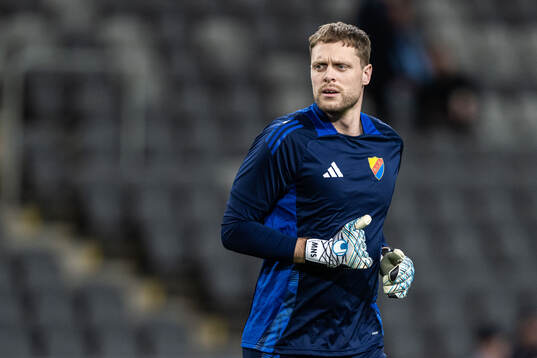 Goalkeeper Malkolm Nilsson Säfqvist of Djurgården