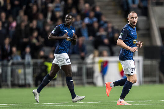 Ken Sema and Muamer Tankovic of Pafos