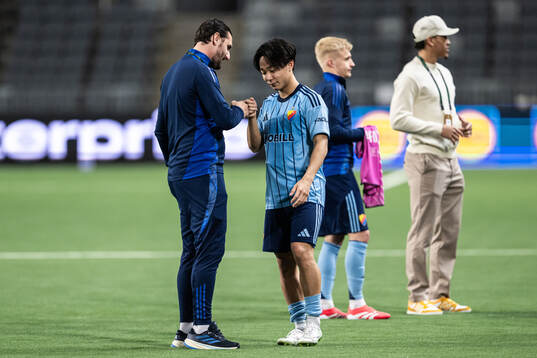 Keita Kosugi of Djurgården celebrates