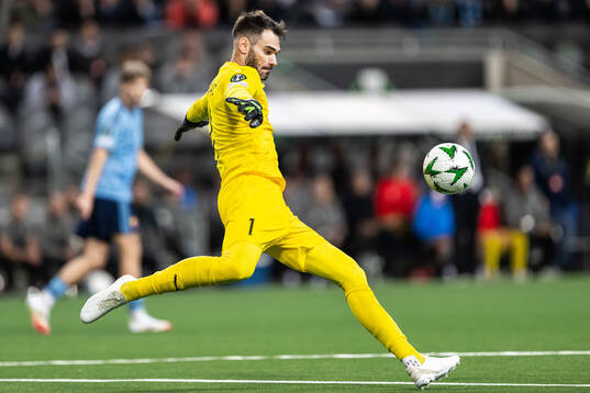 Goalkeeper Ivica Ivusic of Pafos