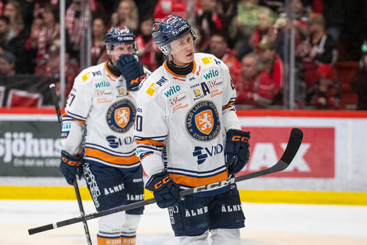 Växjös Dennis Rasmussen deppar