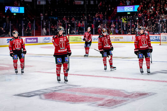 Örebros David Quenneville, Melvin Fernström, Patrik