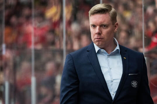 HV71s tränare Anton Blomqvist