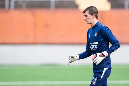 Örgrytes målvakt Lucas Samuelsson