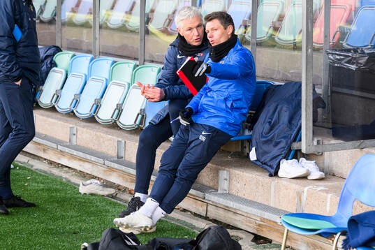 StabæksHuvudtränare Jörgen Wålemark och Assisterande