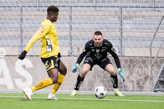 Elfsborgs målvakt Lucas Hägg Johansson