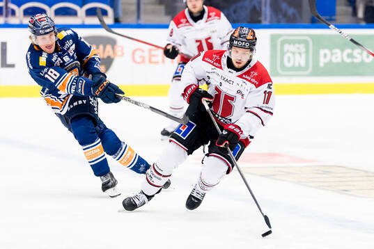 Växjös Marcus Sylvegård och Örebros Kalle Kossila