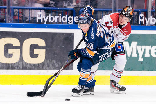 Växjös Karl Henriksson och Örebros Melvin Fernström
