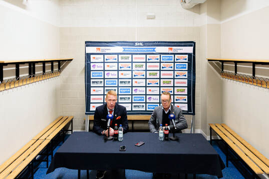 Växjös tränare Jörgen Jönsson och Örebros tränare