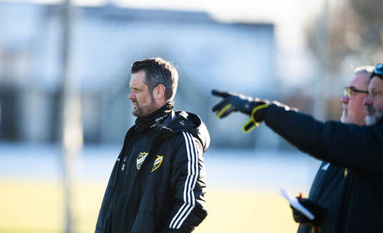IFK Hässleholms tränare Fredrik Ahlgren i