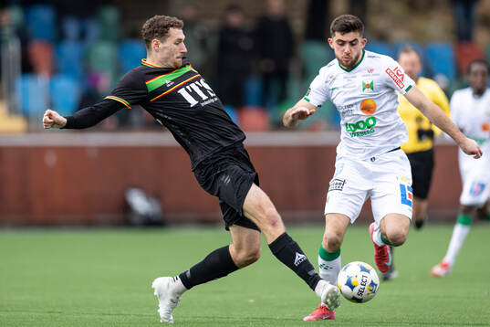 GAIS Anes Cardaklija och Varbergs Aulon Bitiqi