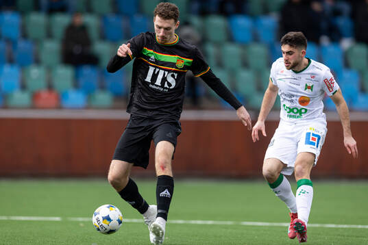 GAIS Anes Cardaklija och Varbergs Aulon Bitiqi