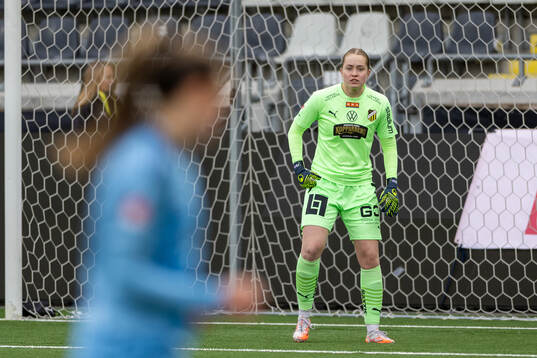 Häckens målvakt Fanney Birkisdottir