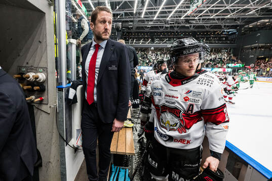 Malmö Redhawks tränare Tomas Kollar och Christoffer