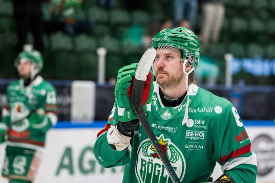 Rögles Linus Sandin deppar