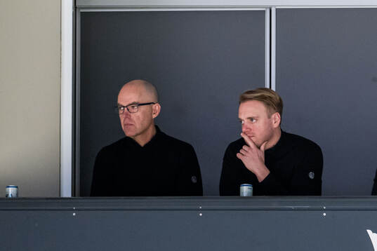 Rögles klubbdirektör Daniel Koch, sportchef Hampus