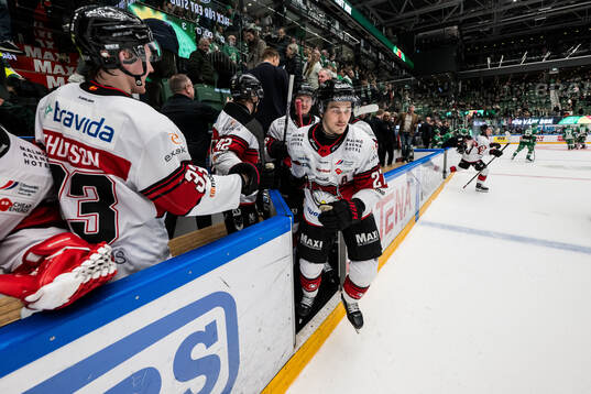 Malmö Redhawks Henrik Haapala jublar