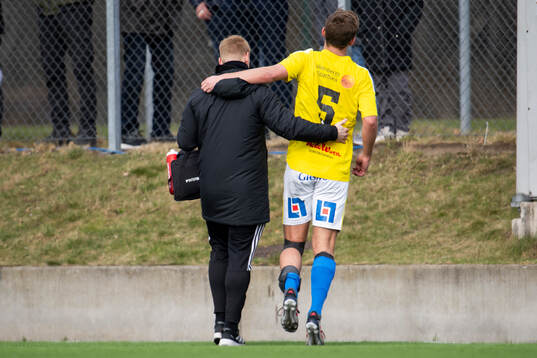 Falkenbergs Noel Hansson skadades
