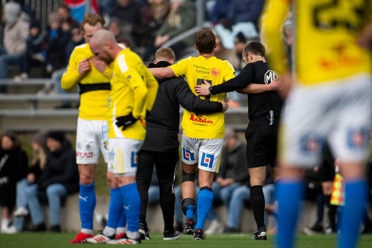 Falkenbergs Noel Hansson skadades