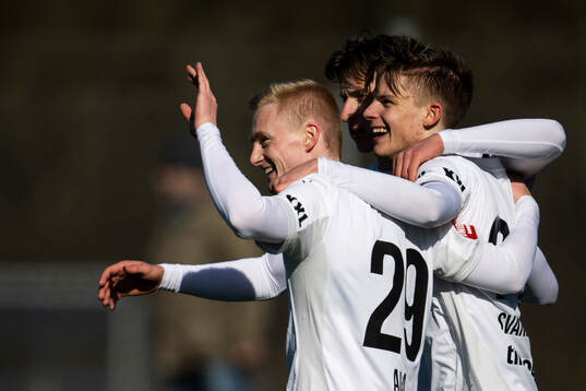 Helsingborgs Oscar Aga jublar