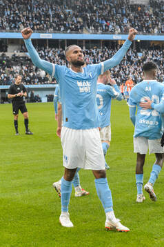 Malmö FFs Isaac Kiese Thelin jublar