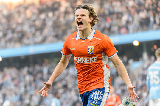 IFK Göteborgs Kolbeinn Thordarson jublar