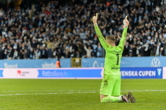 Malmö FFs Ricardo Friedrich jublar