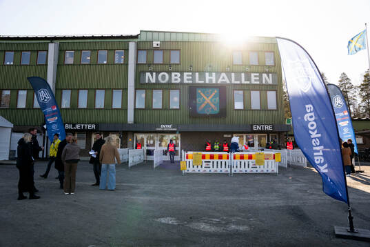 under ishockeymatchen i Hockeyallsvenskan mellan Karlskoga