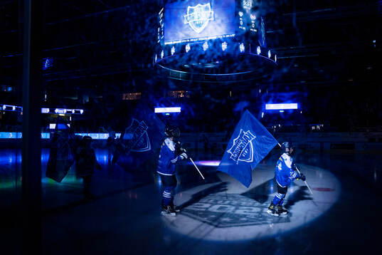 inför kvartsfinal ett i Hockeyallsvenskan mellan Karlskoga