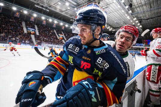 Djurgårdens Marcus Krüger och Moras Ludvig Levinsson