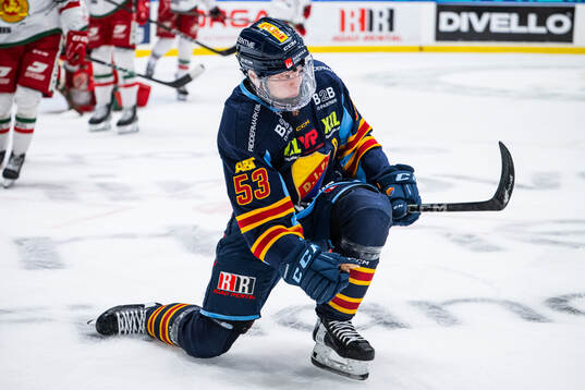 Djurgårdens David Blomgren jublar