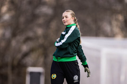 Hammarbys målvakt Alice Olsson