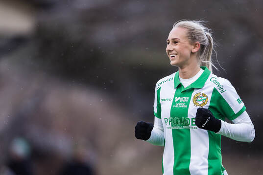Hammarbys Ellen Wangerheim jublar