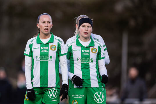 Hammarbys Athinna Persson Lundgren och Julie Blakstad