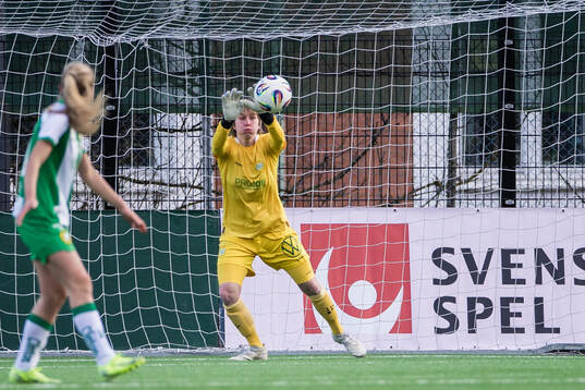 Hammarbys målvakt Moa Edrud