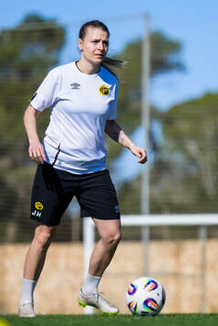 Damfotbollsansvarig Jenny Holm