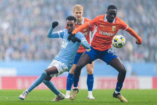 Malmö FFs Taha Ali och IFK Göteborgs Imam Jagne