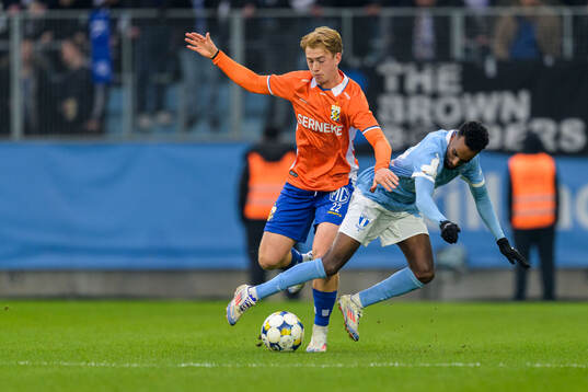 IFK Göteborgs Noah Tolf och Malmö FFs Taha Ali