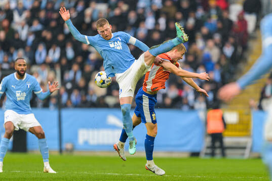 Malmö FFs Anders Christiansen och IFK Göteborgs David