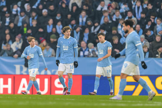 Malmö FFs Oliver Berg deppar