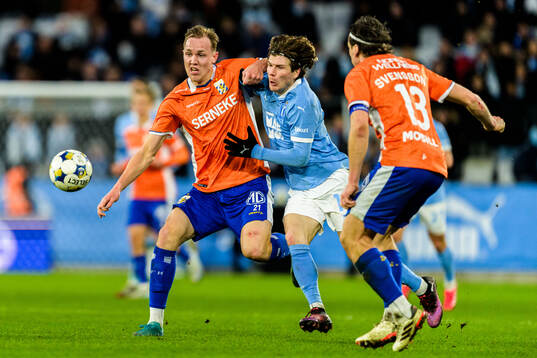 IFK Göteborgs Adam Carlén och Malmö FFs Oliver Berg