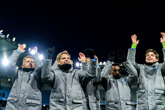 Malmö FFs Anders Christiansen, Jens Stryger Larsen, Isaac