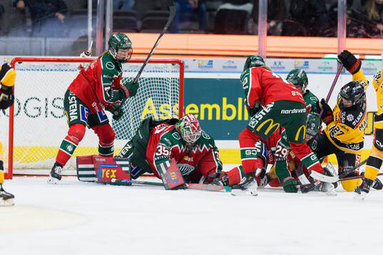 Frölundas målvakt Stephanie Neatby