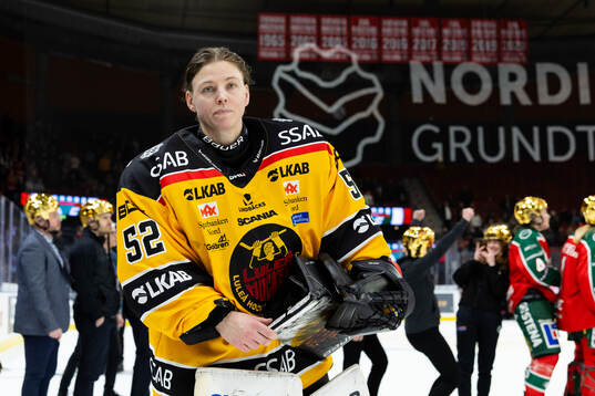 Luleås målvakt Sara Grahn deppar