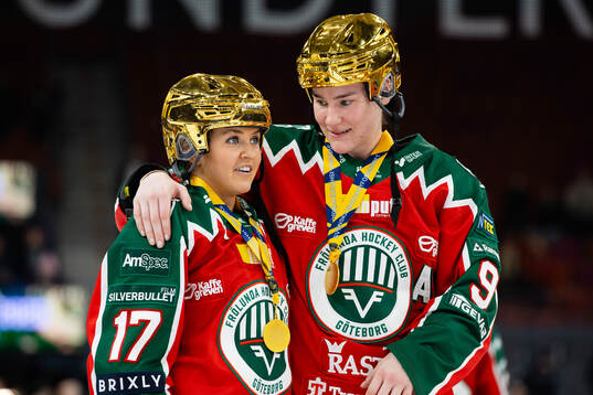 Frölundas Sofie Lundin och Alva Johnsson