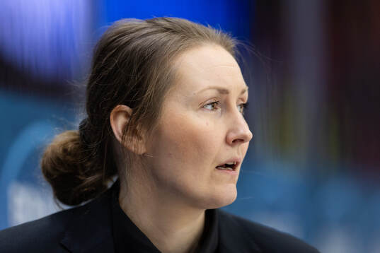 Luleås assisterande tränare Rosa Lindstedt