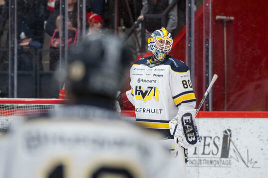 HV71s målvakt Frederik Dichow