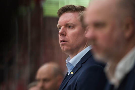 HV71s tränare Anton Blomqvist
