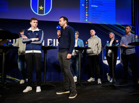IFK Norrköpings tränare Martin Falk och Sirius tränare