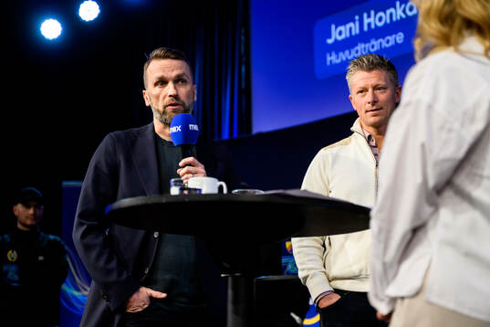 Djurgårdens tränare Jani Honkavaara och AIKs tränare